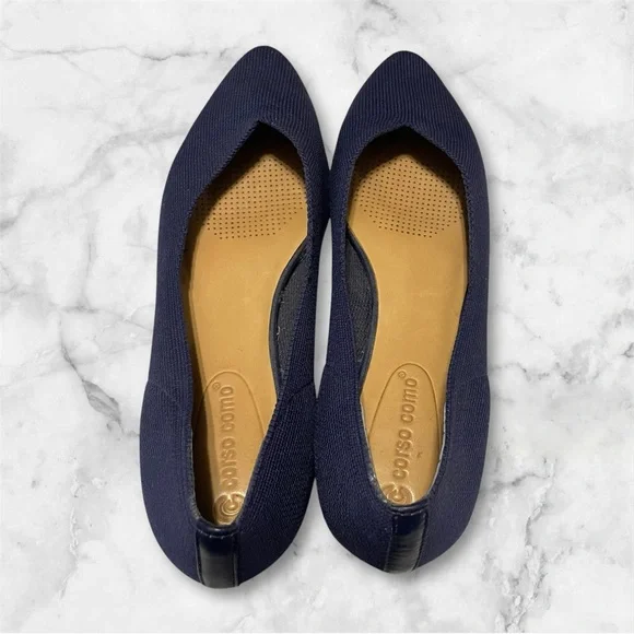 Corso Como Women’s Navy Flats 8M - Picture 13 of 16